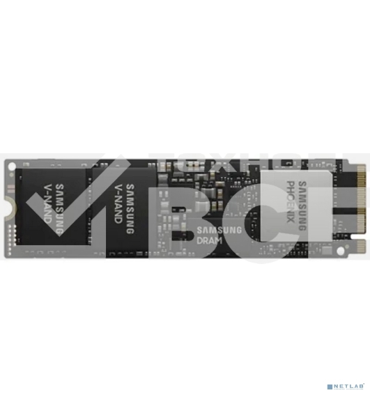 Накопитель SSD Samsung PM9A1, 1000ГБ, M.2 2280, PCIe 4.0 x4, NVMe, R/W 7000/5100
