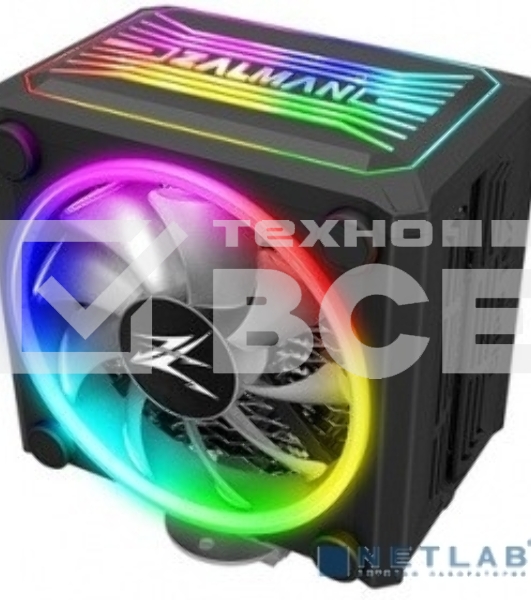 Кулер ZALMAN CNPS16X Black, 120mm RGB FAN, 4 HEAT PIPES, 4-PIN PWM, 1350-2700 RPM, 20-32DBA, LONG LIFE BEARING, FULL SOCKET SUPPORT