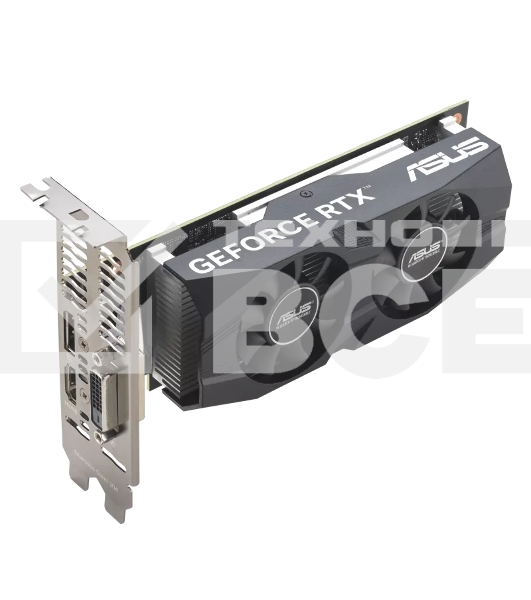Видеокарта ASUS RTX3050 6GB RTX3050-O6G-LP-BRK PCIE16 RTX3050,DVI,HDMI,DP,6G,D6