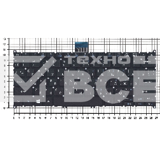 Клавиатура для ноутбука Acer Aspire V5-122P черная с подсветкой
