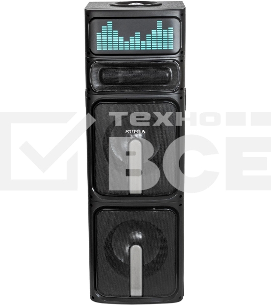 Минисистема Supra SMB-2050, 180Вт, FM USB BT SD, черный