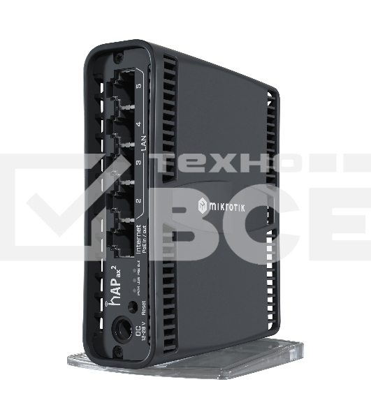 Маршрутизатор mikroTik hAP ax2 C52iG-5HaxD2HaxD-TC WIFI6, 2.4+5Ghz, 5RJ45 1Gbit, 1 POE