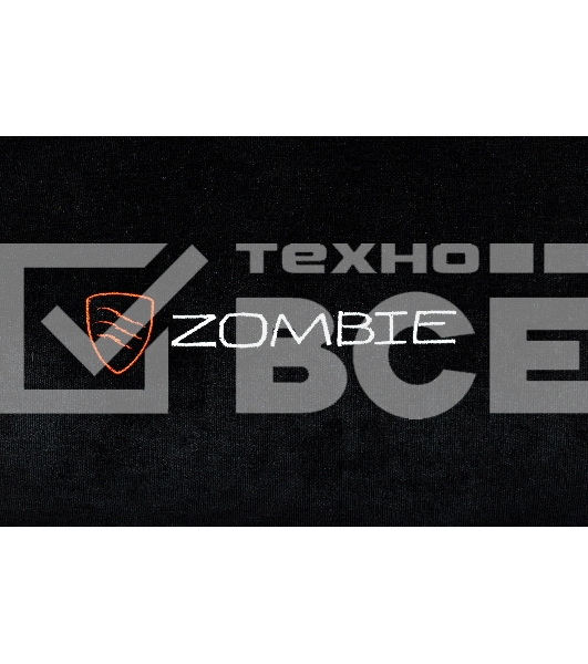 Кресло игровое Zombie Ghost Fabric черный Light-20 крестов. пластик