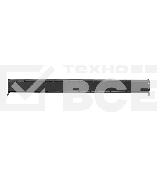 Конвектор электрический плинтусный Denzel ATRIC-450 черный, 450 Вт, 6 м2