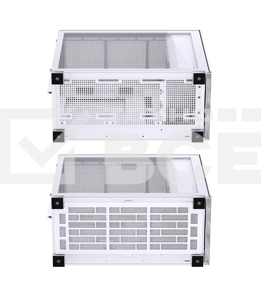 Корпус без блока питания Case JONSBO D41 STD, Midi-Tower, TG, no fan, 1xUSB-A 3.2 + 1xUSB-C 3.2, ATX, mATX White