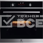 Встраиваемый духовой шкаф Electrolux COF6P76BX, Духовой шкаф электрический с конвекцией, объем 65 л, утапливаемые переключатели, 9 режимов, автопрограммы, очистка пиролитическая, 3 стекла в дверце, направляющие проволочные + телескопические (1 уровень), фото9