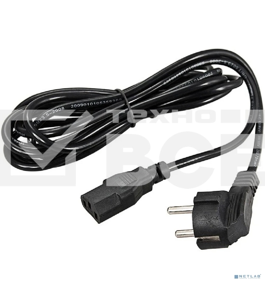 Шнур сетевой Rexant СЕЕ 7/7 (Schuko) – IEC 320 C13 3x0,75мм², длина 1,2м