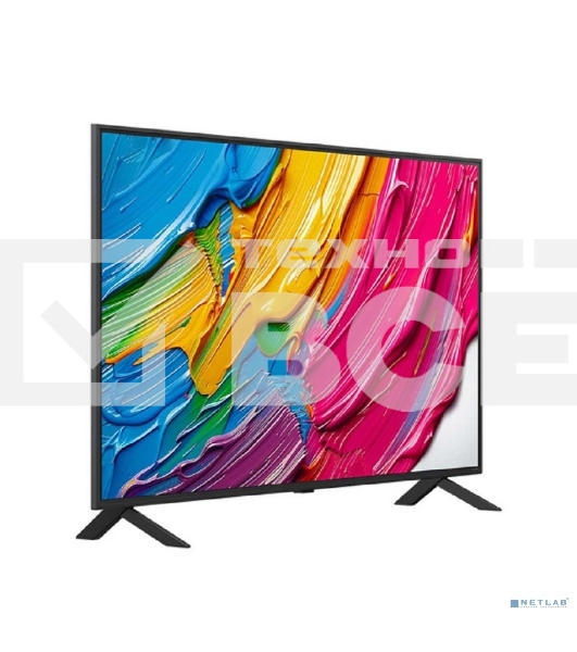 Телевизор LG 43' 43QNED80A6A черный Edge LED 4K UHD 60Hz Smart TV WebOS 2GB/8GB
