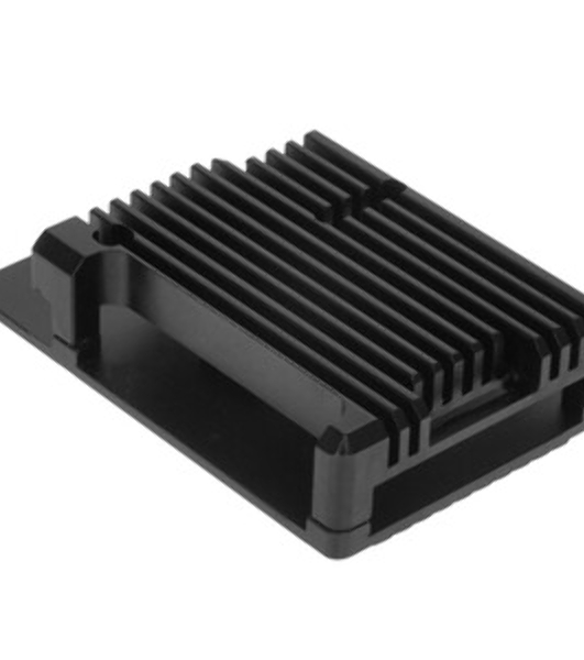 Корпус Qumo Aluminum case without fan, Raspberry Pi 3, black(RS023)