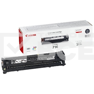 Картридж лазерный Canon Cartridge 716BK (1980B002) черный (2300 стр.) для Canon LBP-5050/5050N