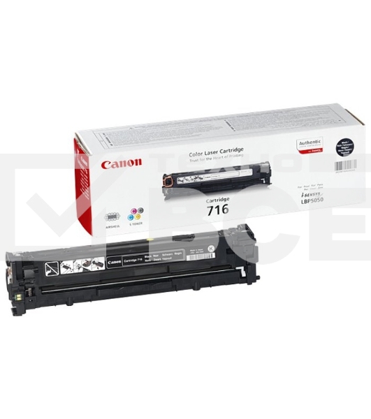 Картридж лазерный Canon Cartridge 716BK (1980B002) черный (2300 стр.) для Canon LBP-5050/5050N