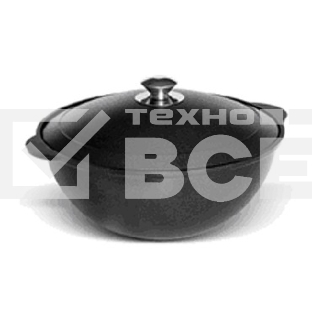 Казан литой КУКМОР К35а с крышкой 3,5л 3,5л с крышкой