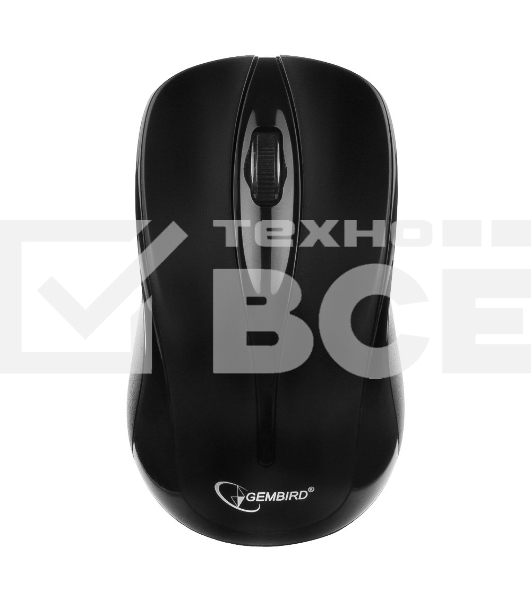Мышь беспроводная Gembird MUSW-325 черный, 1000 dpi, радиоканал, USB, кнопки - 3