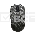 Мышь беспроводная Qumo Kevlar M26 черный, 1600 dpi, радиоканал, USB, кнопки - 4, фото 1