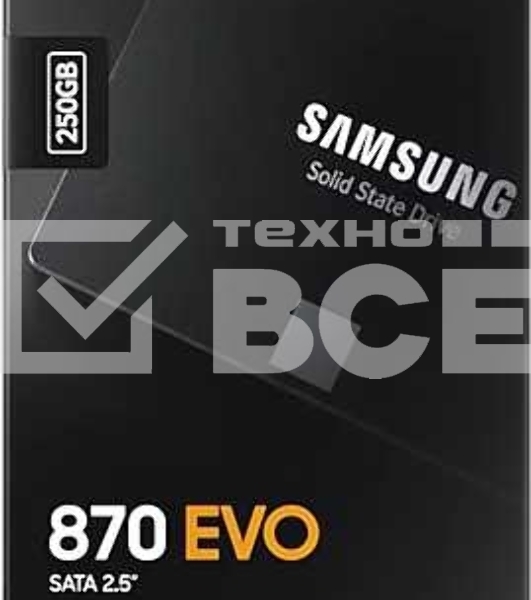Накопитель SSD Samsung 870 EVO, 250GB, SATA III, 2.5