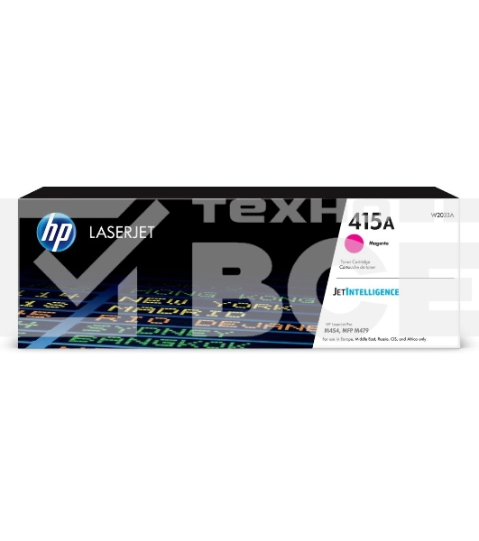 Картридж лазерный HP 415A W2033A пурпурный для HP HP LJ M454/MFP M479 (2100стр.)