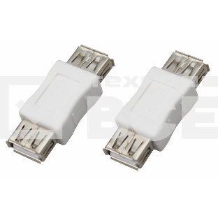 Переходник гнездо USB-А (Female)-гнездо USB-А (Female) REXANT