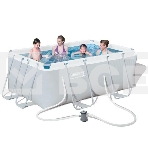 Каркасный бассейн Power Steel с ф.-насосом 282*196*84 см, 3662 л, Bestway 56629, фото 1