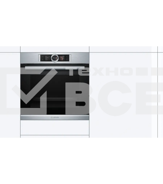 Встраиваемый электрический духовой шкаф Bosch HBG656RS1M Series 8
