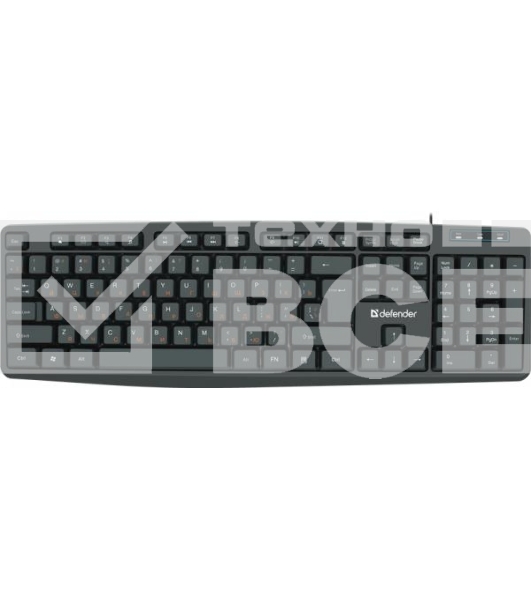 Клавиатура Defender Concept HB-164 проводная, USB, черный