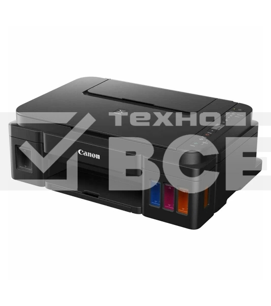 МФУ струйный Canon PIXMA G3410 (2315C009), A4, цветное, печ. 8.8 стр/мин (ч/б) 5 стр/мин (цвет), скан. до 19 стр/мин., 4800x1200 dpi (принтер) 1200х600 dpi (сканер), USB, Wi-Fi