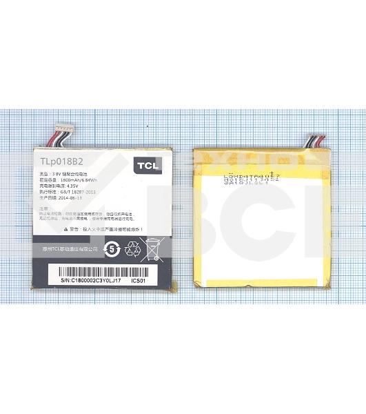 Аккумуляторная батарея TLp018B2 для Alcatel One Touch 6030, 7025