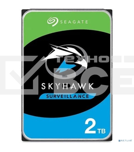 Жесткий диск  Seagate 2TB ST2000VX017 SATA-III Surveillance Skyhawk (5400rpm) 256Mb 3.5