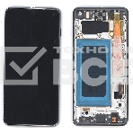 Дисплей (модуль) для Samsung Galaxy S10 SM-G973F в сборе с тачскрином и рамкой OLED черный, фото2