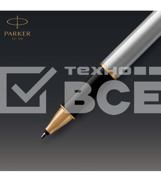 Ручка роллер Parker Sonnet Core T527 (CW1931506) Stainless Steel GT M черн. черн. подар.кор.