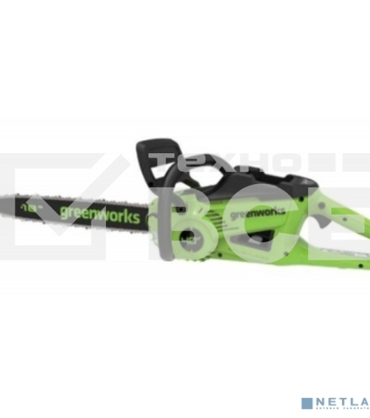 Цепная пила аккумуляторная GreenWorks GD40CS20X, 40V, 40 см, 2000 Вт, бесщеточная, без АКБ и ЗУ (2008807)