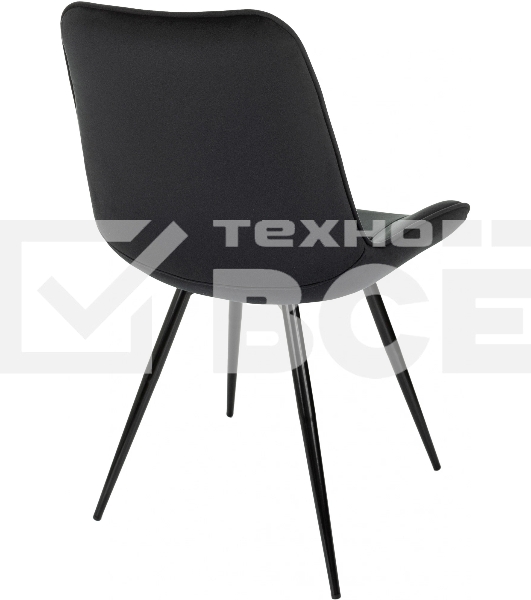 Стул для дома Бюрократ CH-K2_4 комплект 4шт черный Holland 75 металл черный на ножках (CH-K2_1/HL75_4)