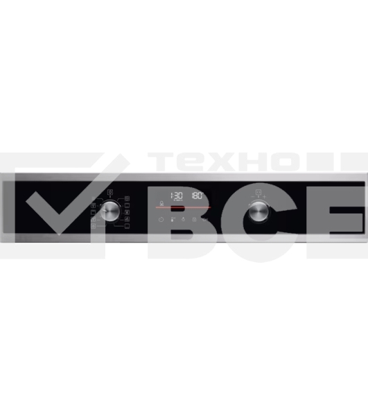 Встраиваемый духовой шкаф Electrolux COF6P76BX, Духовой шкаф электрический с конвекцией, объем 65 л, утапливаемые переключатели, 9 режимов, автопрограммы, очистка пиролитическая, 3 стекла в дверце, направляющие проволочные + телескопические (1 уровень)