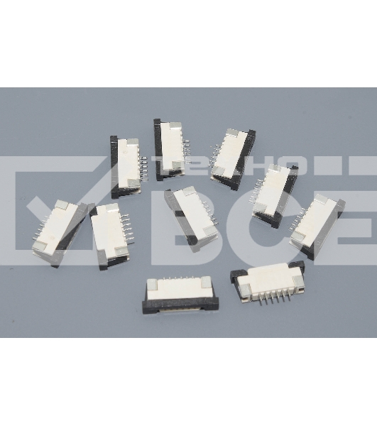 Разъем FPC Flip-Lock 1010-4RLGF 4 pin высота 1мм шаг 1мм 10 шт