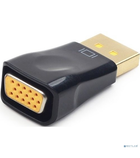 Адаптер Filum Display port - VGA, разъемы: DP male-VGA female, пакет. (FL-A-DPM-VGAF-1)
