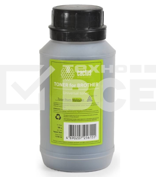 Тонер Cactus CS-TBR-100 черный (флакон 100гр) Universal toner для Brother