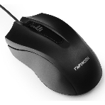 Мышь проводная Гарнизон GM-115 черный, 800 dpi, USB, кнопки - 3, фото5