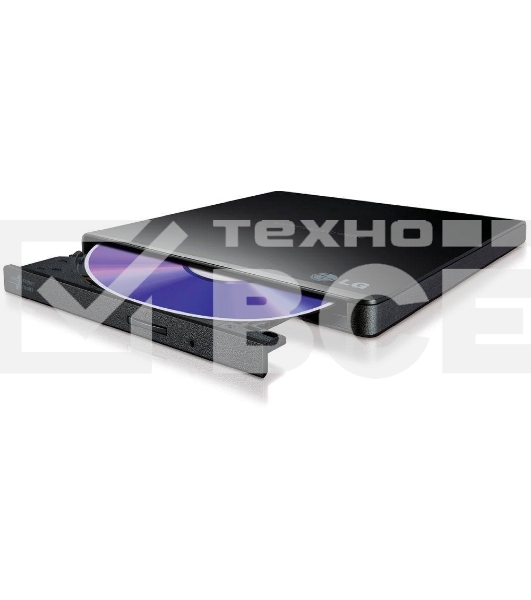 Оптический привод внешний DVD-RW LG GP57EB40 черный USB slim RTL