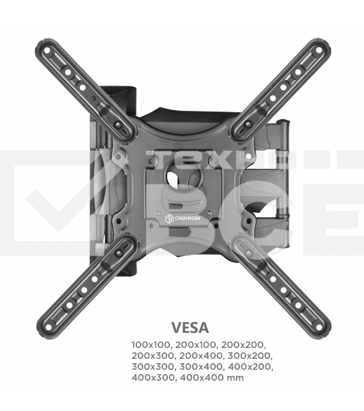 Кронштейн ONKRON M4 черный 32-65