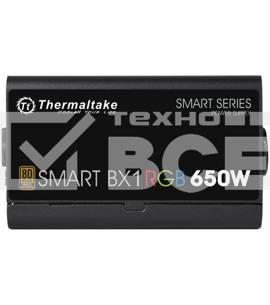 Блок питания Thermaltake Smart PS-SPR-0650NHSABE-1, 650Вт, 80 PLUS Bronze, 120мм, черный