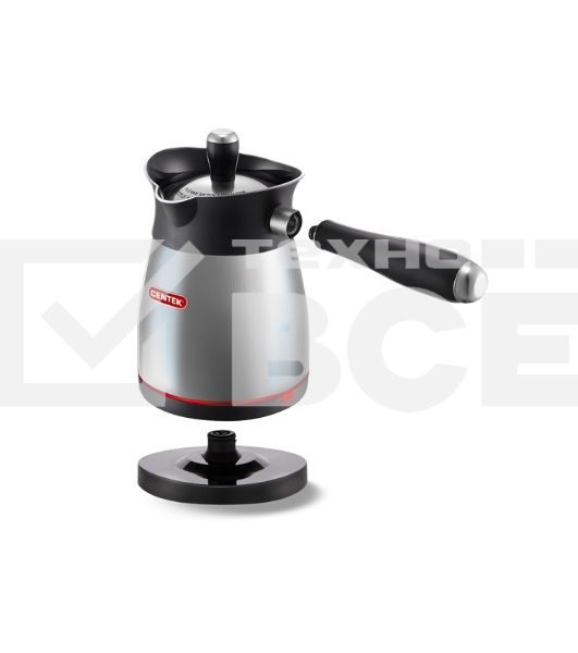Кофеварка-турка электрическая Centek CT-1080 SS металл, исп. кофе - молотый, 0.5 л, 480 Вт