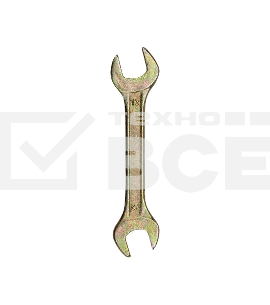 Ключ гаечный рожковый Rexant 12х13 мм, желтый цинк