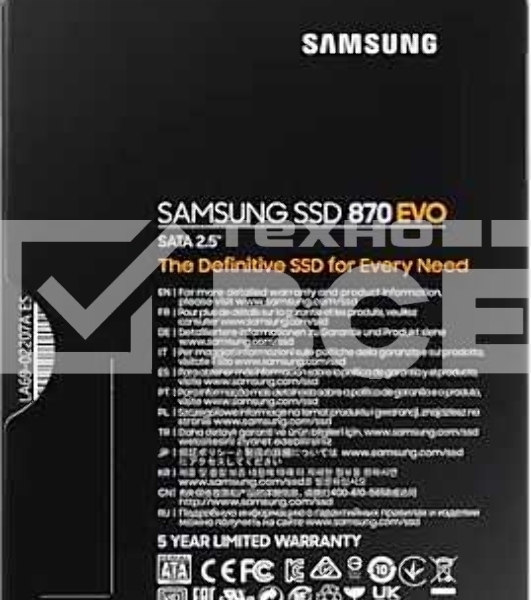 Накопитель SSD Samsung 870 EVO, 250GB, SATA III, 2.5