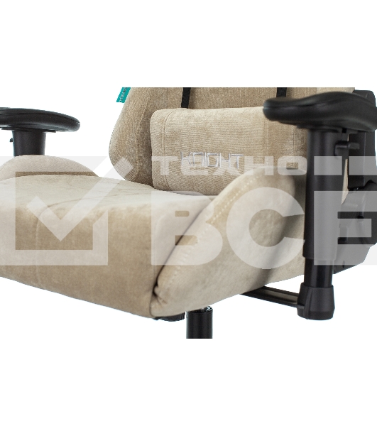 Кресло игровое Бюрократ VIKING KNIGHT LT21 FABRIC песочный крестовина металл/пластик