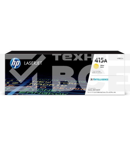 Картридж лазерный HP 415A W2032A желтый для HP HP LJ M454/MFP M479 (2100стр.)