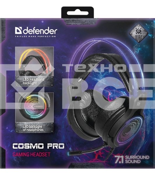 Гарнитура Defender GAMING COSMO PRO BLACK