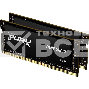 Оперативная память Kingston Fury Impact, DDR4, 64GB (2x32GB), 3200MHz, CL20, SO-DIMM