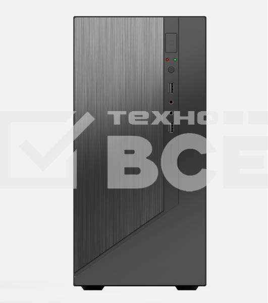 Компьютерный корпус Сase Forza mATX, 450W, 2xUSB 3.0, Black, w/o FAN, 12 cm fan PSU, power cord