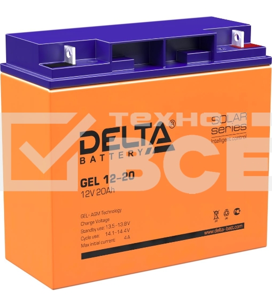 Батарея для ИБП Delta GEL 12-20 12В 20Ач