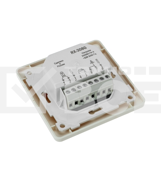 Терморегулятор механический Rexant RX-308G бежевый (совместим с Schneider серии Glossa)