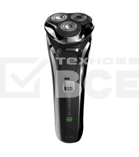 Бритва Polaris PMR 0305R wet&dry PRO 5 blades элктрическая , черный/хром